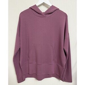 Skechers Go Walk Relaxed Fit Hoodie Mauve Size M Excellent Beach Stretch Lounge